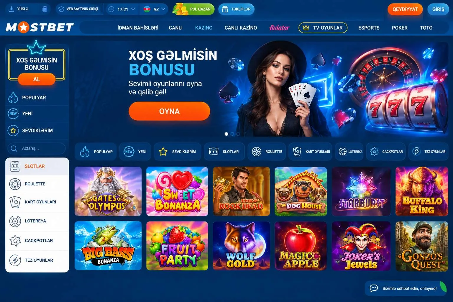 Mostbet Casino haqqında ümumi məlumat və i̇cma — Mostbet Oyun