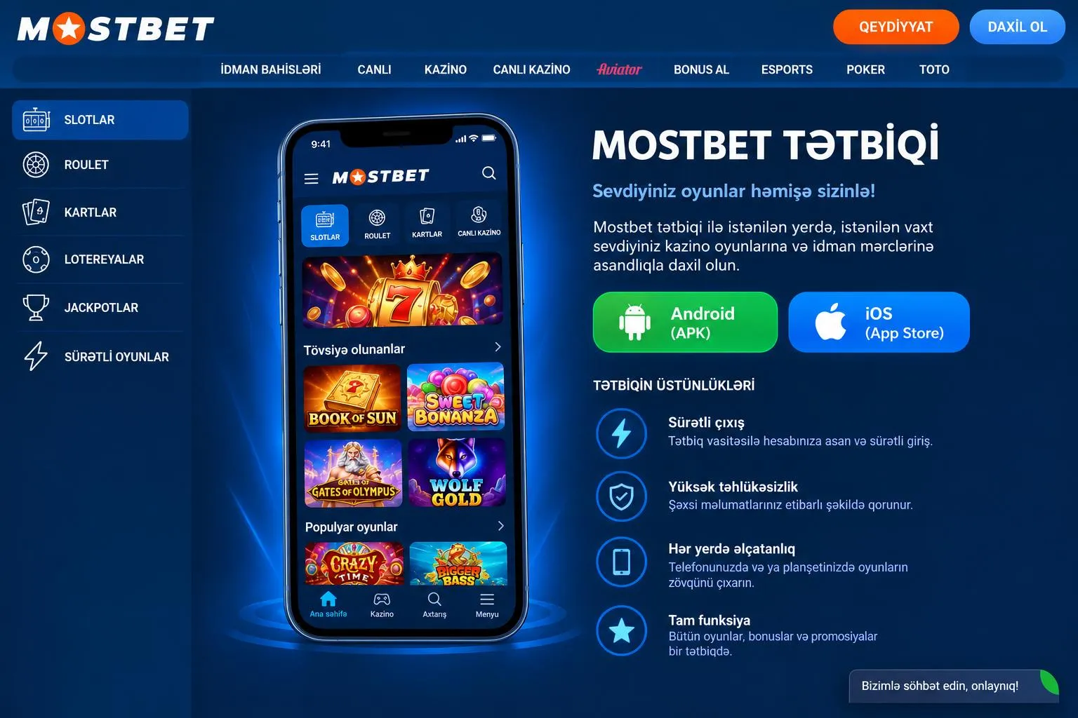 Mostbet App ümumi xüsusiyyətləri və sistem tələbləri — Mostbet indir